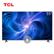 TCL电视 55V6EA 55英寸 4K超清超薄金属全面屏 电视机